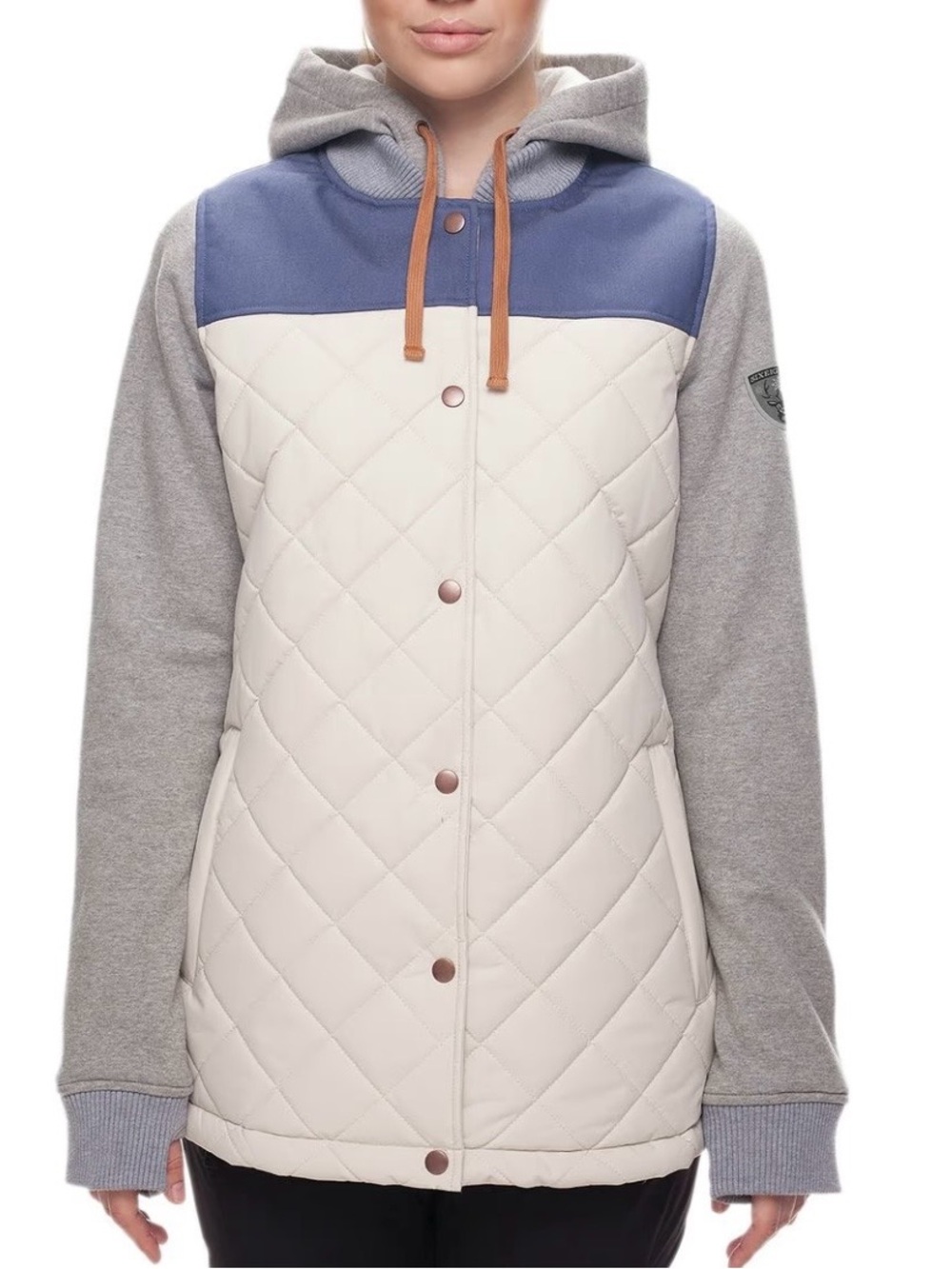 686 Women's Parklan Autumn Quilted Insulated Hooded Jackets Size S